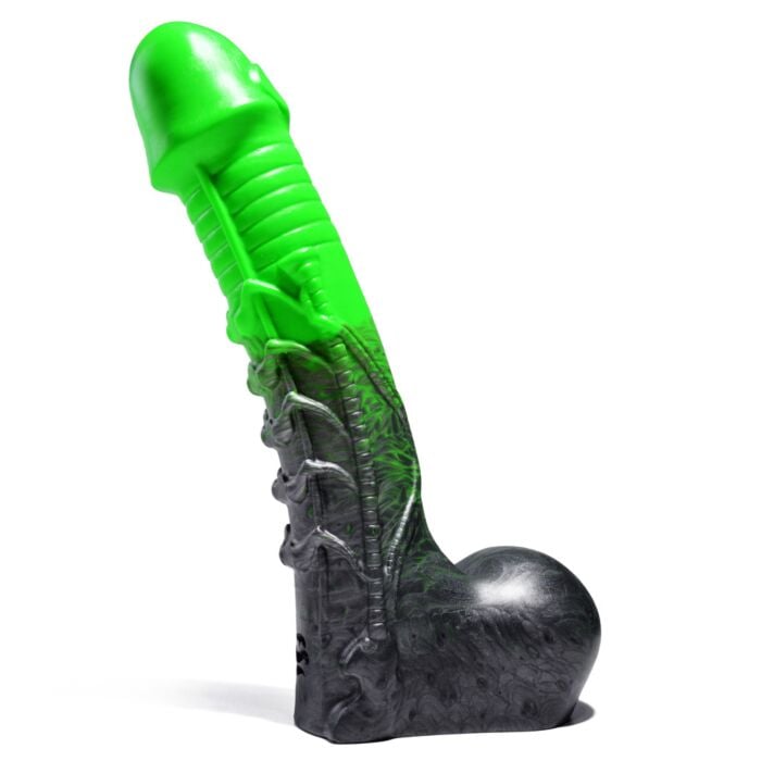  Sinnovator Andromeda Alien Platinum Silicone Dildo 6.1 Inches to 10.4 Inches (3 Sizes)